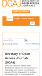 Mobile Screenshot of doaj.org